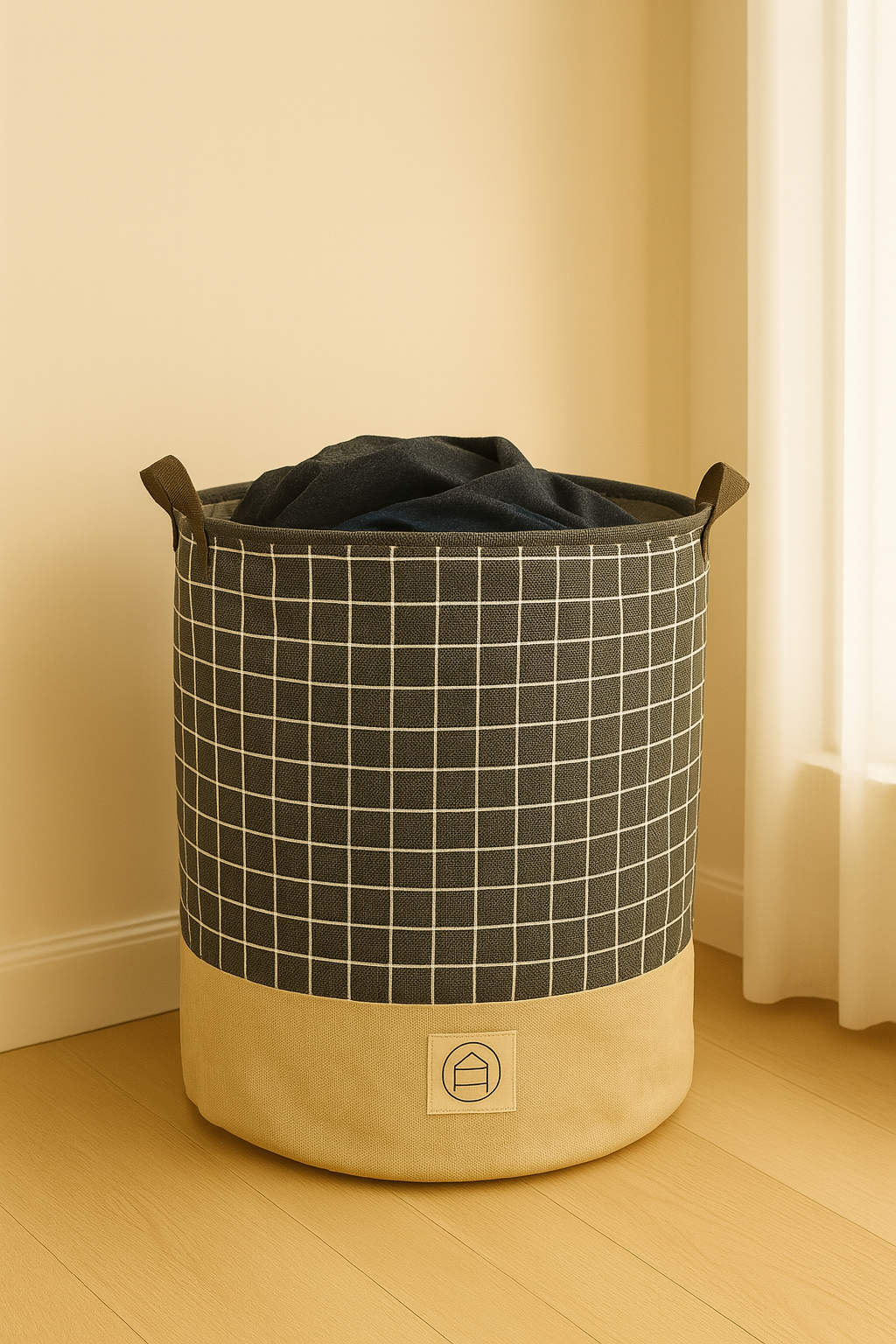Household laundry basket set